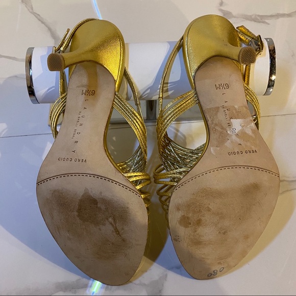 Laundry Gold Heels - Picture 7 of 7
